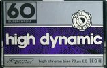 Compact Cassette high dynamic 60 Type II Chrome Hungary