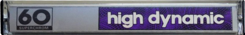 Compact Cassette high dynamic 60 Type II Chrome Hungary