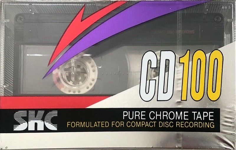Compact Cassette SKC CD 100 Type II Chrome 1990 North America