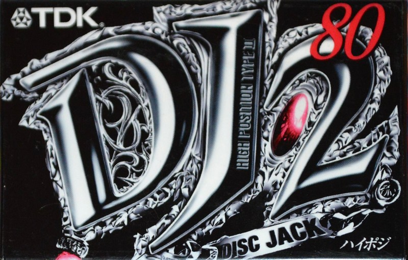 Compact Cassette TDK DJ2 Disc Jack 80 "DJ2-80A" Type II Chrome 1998 Japan