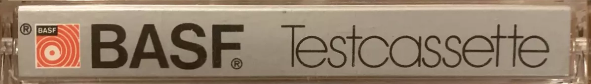 Compact Cassette BASF Test Cassette Germany