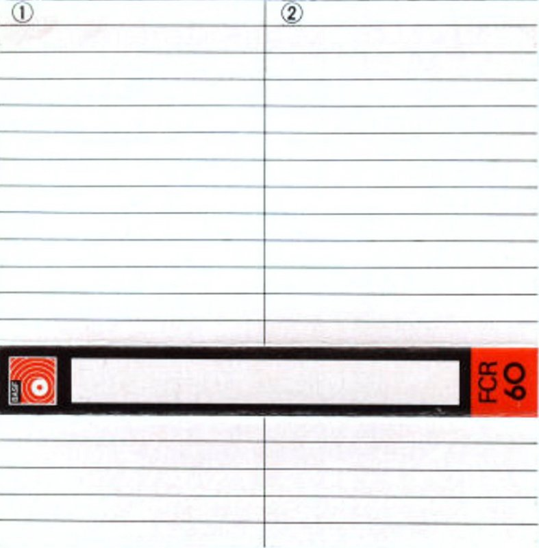 Compact Cassette BASF FCR 60 Type III Ferro Chrome 1978 Japan