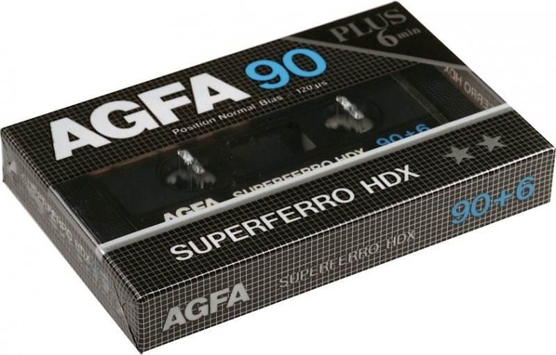 Compact Cassette: AGFA  - Superferro HDX 90+6