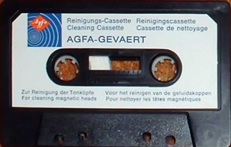 Compact Cassette AGFA Cleaning Cassette Germany
