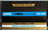 Compact Cassette Omega Sound 90 Type II Chrome Worldwide