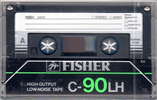 Compact Cassette Fisher LH 90 Type I Normal 1982 USA