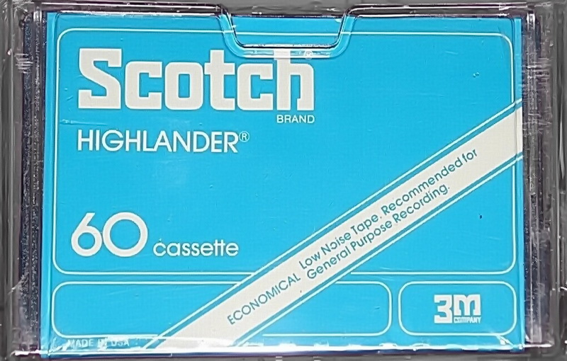 Compact Cassette Scotch Highlander 60 Type I Normal 1979 USA