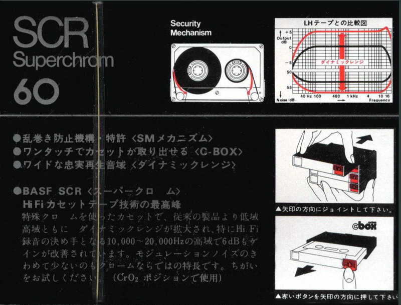 Compact Cassette: BASF  - SCR 60