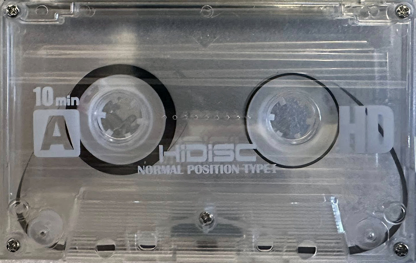 Compact Cassette Hidisc 10 "HD" Type I Normal China