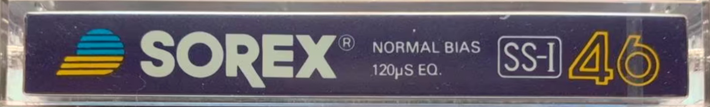 Compact Cassette Sorex SS-I 46 Type I Normal 1986 South Korea
