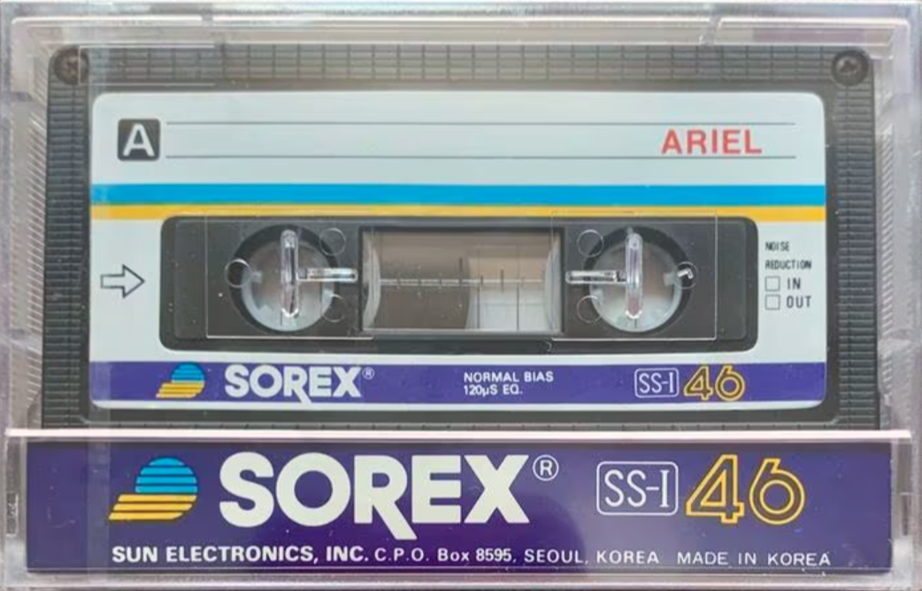 Compact Cassette Sorex SS-I 46 Type I Normal 1986 South Korea