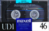 Compact Cassette Maxell UDI / UD1 46 Type I Normal 1988 Europe