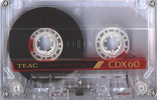 Compact Cassette Teac CDX 60 Type I Normal 1990 Europe