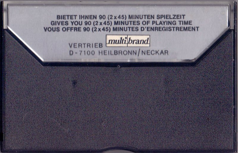 Compact Cassette Silver Sound 90 "Multibrand" Type I Normal 1975 Europe