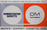 Compact Cassette Sony 30 "CD-101" Demonstration Tape 1971 Japan