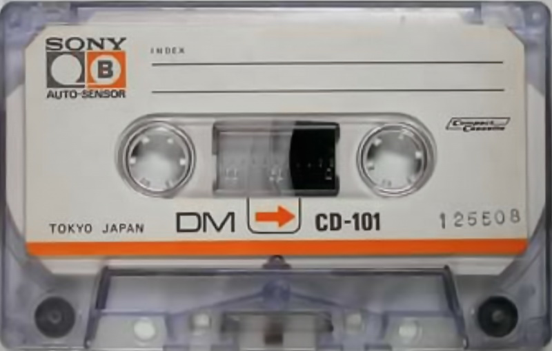 Compact Cassette Sony 30 "CD-101" Demonstration Tape 1971 Japan