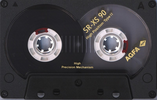 Compact Cassette AGFA SR-XS 90 Type II Chrome 1989 Europe