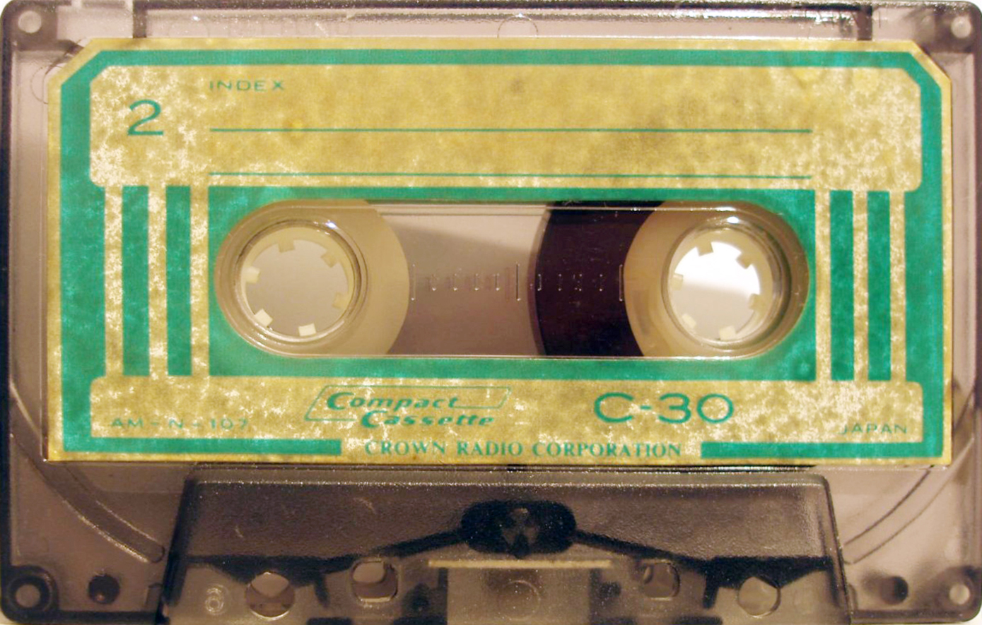 Compact Cassette Crown / Crown Radio Corporation 30 "AM-N-107" Demonstration Tape 1978 Japan