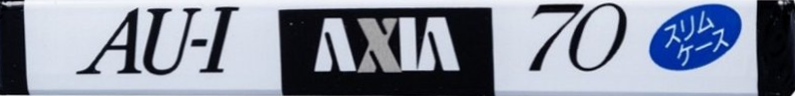 Compact Cassette AXIA AU-I 70 Type I Normal 1991 Japan
