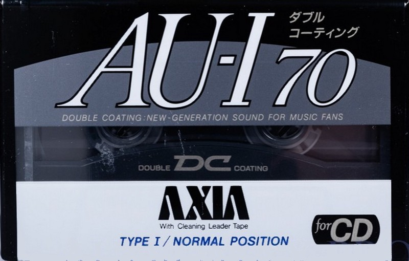 Compact Cassette AXIA AU-I 70 Type I Normal 1991 Japan