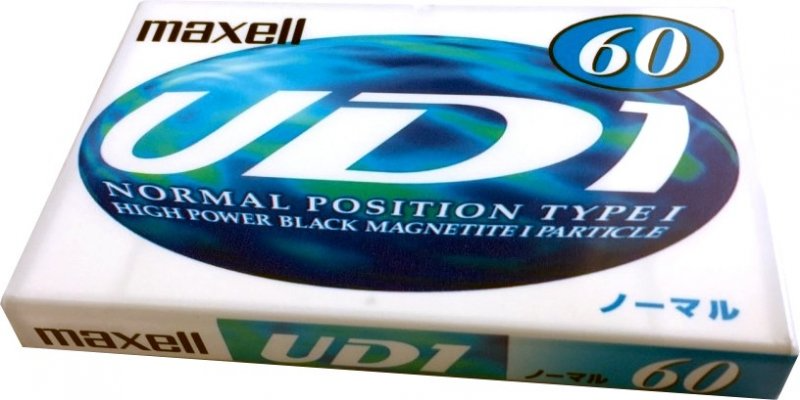 Compact Cassette Maxell UDI / UD1 60 "UD1-60L" Type I Normal 1997 Japan