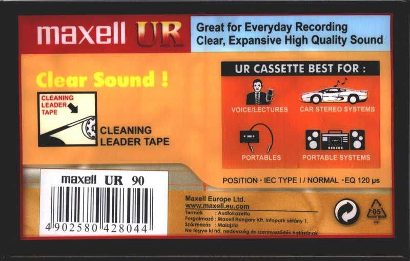 Compact Cassette: Maxell / Hitachi Maxell - UR 90