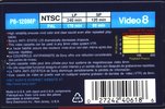 Video8, Hi8, Digital8 Sony MP 120 "Video8 P6-120MPC" Type I Normal 1996 North America