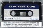 Compact Cassette Teac "MTT-141N" Test Cassette 1981 Europe