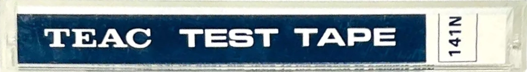 Compact Cassette Teac "MTT-141N" Test Cassette 1981 Europe