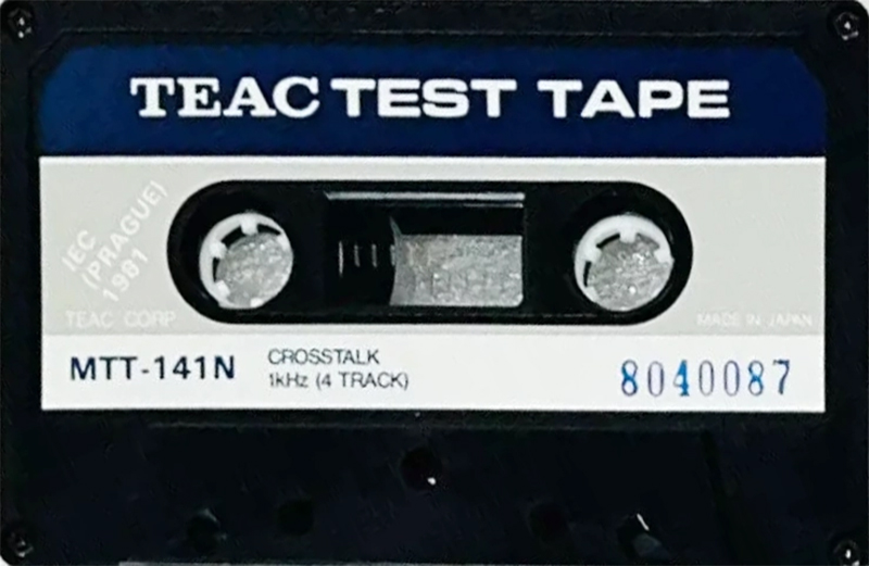 Compact Cassette Teac "MTT-141N" Test Cassette 1981 Europe