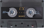 Compact Cassette Sony UX 100 Type II Chrome 1996 North America