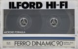 Compact Cassette Ilford FD 90 "Ferro Dinamic" Type I Normal 1984 Europe