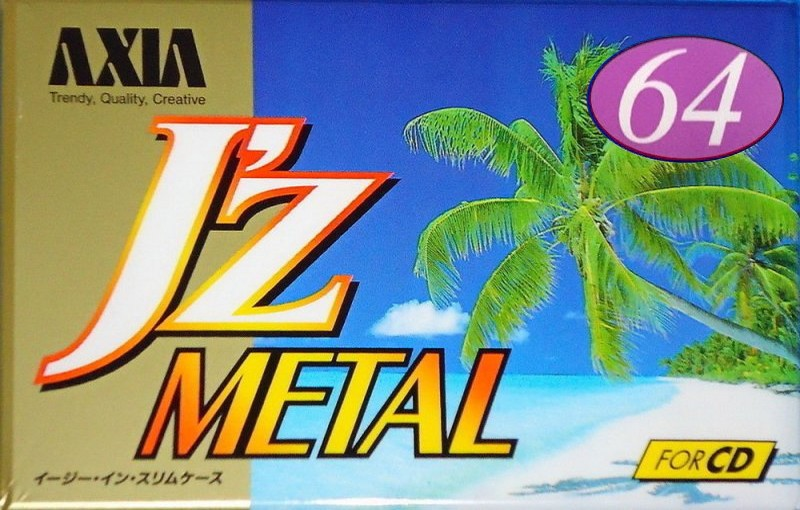 Compact Cassette AXIA J`z Metal 64 "JZMF 64" Type IV Metal 1996 Japan