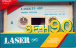 Compact Cassette Laser SE-H 90 Type I Normal 1981 Japan