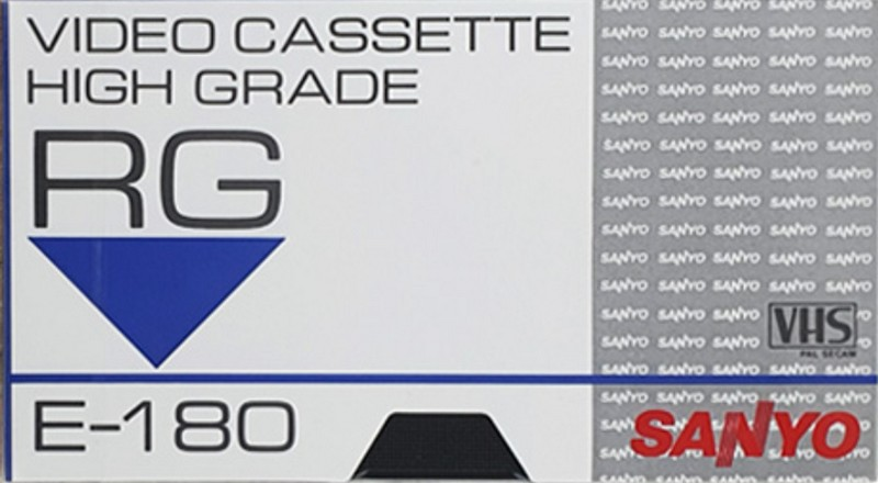 VHS, Video Home System Sanyo RG 180 Type I Normal 1986 Europe