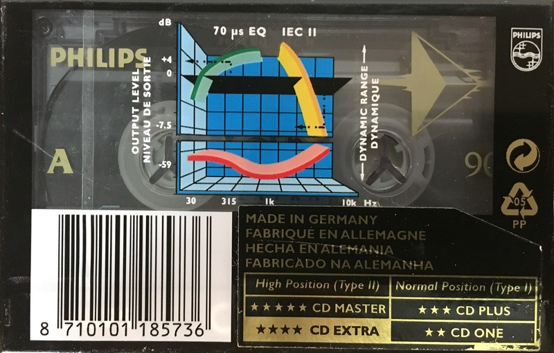 Compact Cassette: Philips  - CD Extra 90