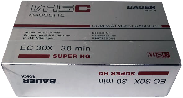 Video8, Hi8, Digital8 Bauer 30 "EC 30X Super HG" Type I Normal Germany