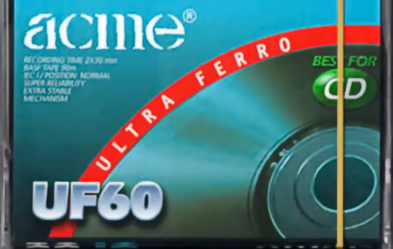 Compact Cassette Acme UF 60 Type I Normal USSR