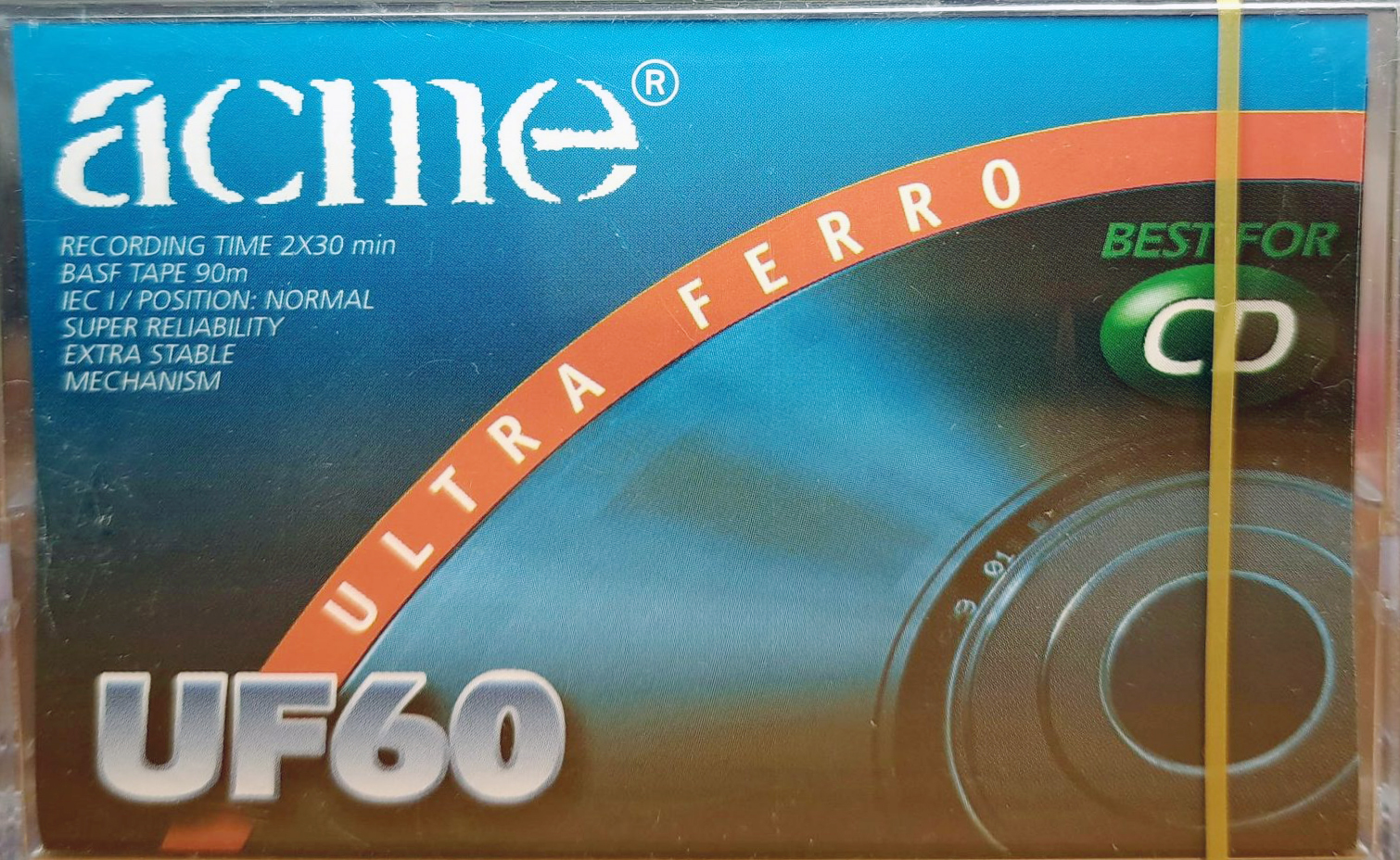 Compact Cassette Acme UF 60 Type I Normal 1997 Europe