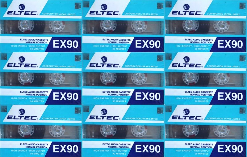 Compact Cassette Eltec EX 90 Type I Normal Japan