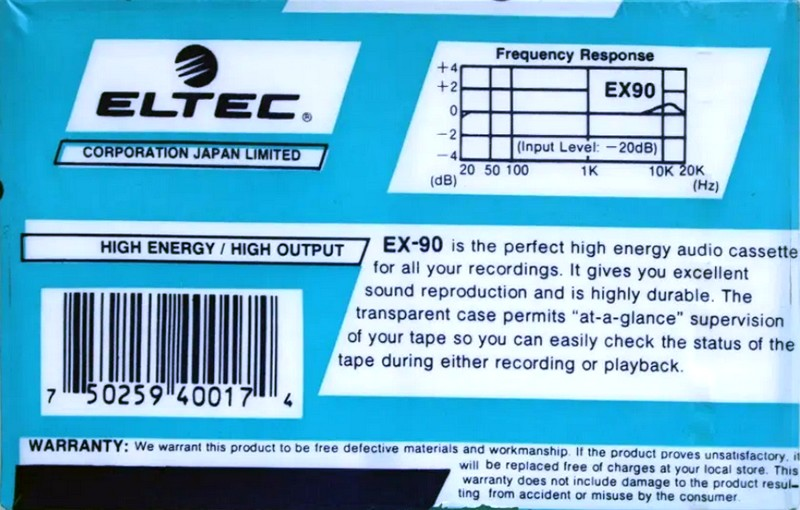 Compact Cassette:  Eltec - EX 90