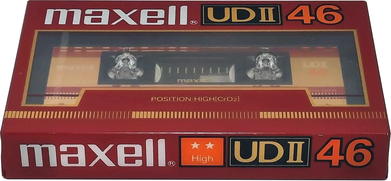 Compact Cassette Maxell UDII / UD2 46 Type II Chrome 1986 Japan