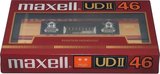 Compact Cassette Maxell UDII / UD2 46 Type II Chrome 1986 Japan