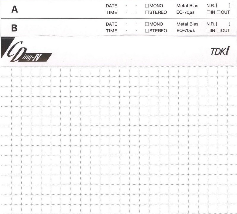 Compact Cassette: TDK  - CDing-IV 46