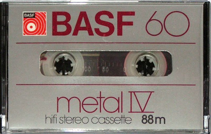 Compact Cassette BASF Metal IV 60 Type IV Metal 1979 Europe