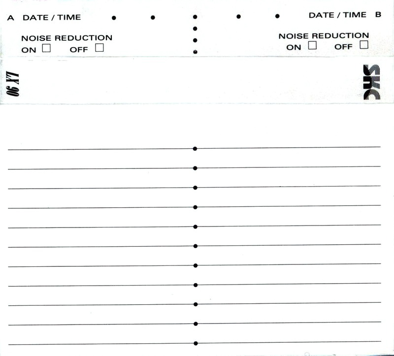 Compact Cassette SKC LX 90 Type I Normal 1992 Europe