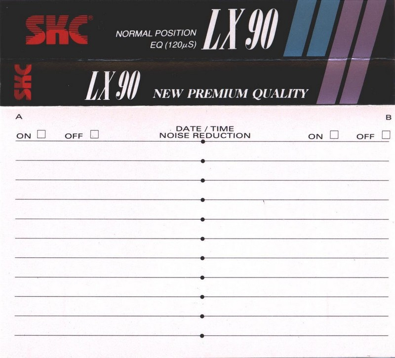 Compact Cassette: Sunkyong Magnetic Limited (SKM) SKC - LX 90