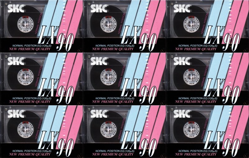 Compact Cassette: Sunkyong Magnetic Limited (SKM) SKC - LX 90