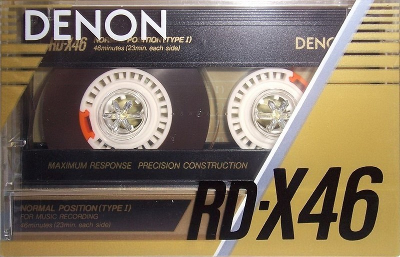 Compact Cassette Denon RD-X 46 "RD-X46M" Type I Normal 1987 Japan