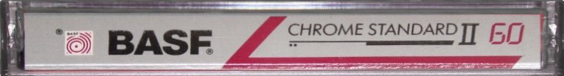 Compact Cassette BASF Chrome Standard II 60 Type II Chrome 1991 Europe